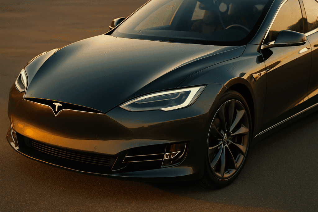 Brad Pitt's Tesla Model S