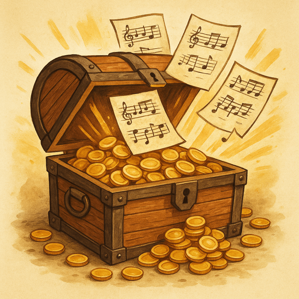 Musicians making massive royalties